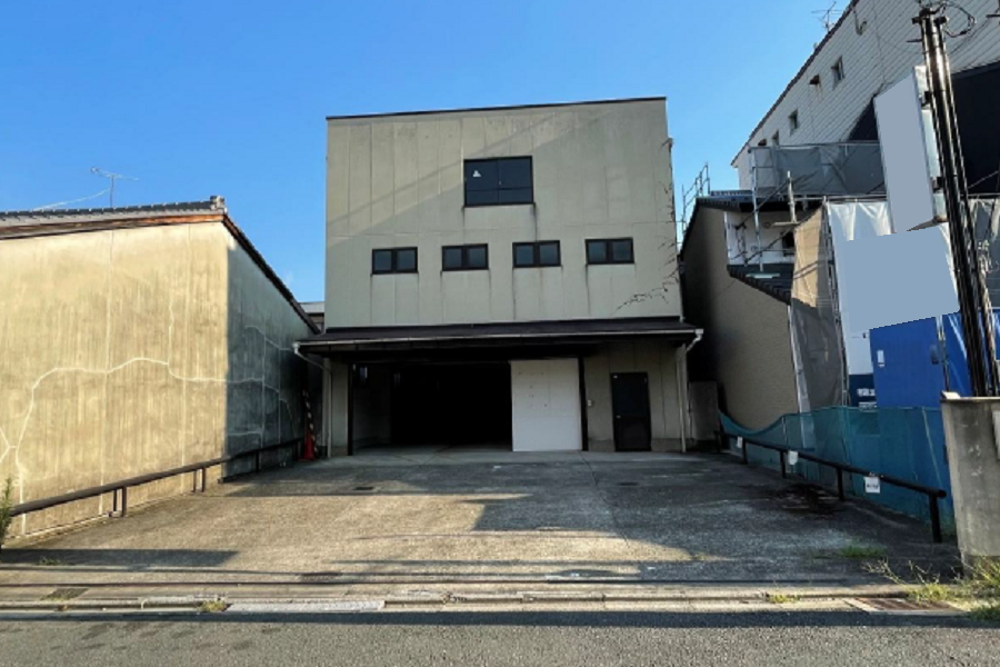 【賃貸】京都府京都市上京区400.00m2(121.00坪)の貸し倉庫（貸倉庫）・賃貸倉庫の外観